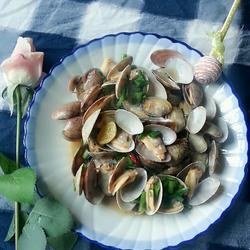 羌葱辣炒花蛤的做法[图]