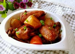 红烧鸡翅炖土豆