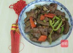 辣椒炒猪肝的做法图解10