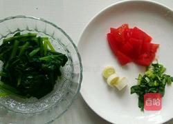 青菜鸡蛋面疙瘩汤的做法图解2