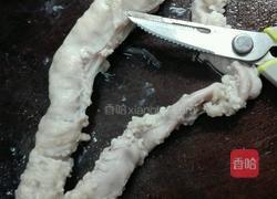 青椒炒肥肠的做法图解3