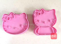 KITTY猫饼干的做法图解2