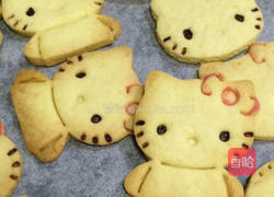 KITTY猫饼干的做法图解20