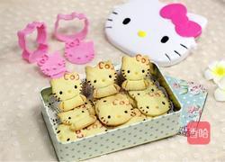 KITTY猫饼干的做法图解23