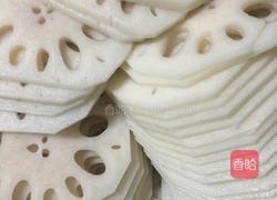 炒藕片的做法图解2