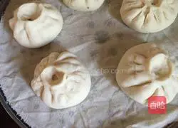Illustration of how to make meat buns 7