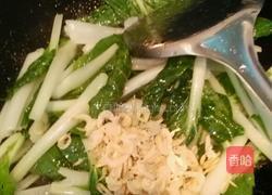 清炒虾皮小白菜的做法图解7