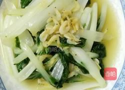 清炒虾皮小白菜的做法图解8