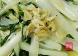 清炒虾皮小白菜的做法图解9