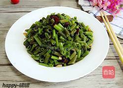 豆豉辣炒空心菜梗的做法图解7