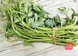 豆豉辣炒空心菜梗的做法图解1