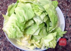 小炒圆白菜的做法图解3