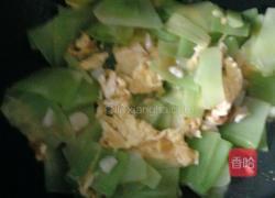 莴苣炒鸡蛋的做法图解5