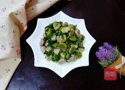 蚕豆炒韭菜的做法图解10