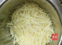 大叶芹炒土豆丝的做法图解2