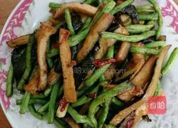 茄子炒豆角的做法图解6