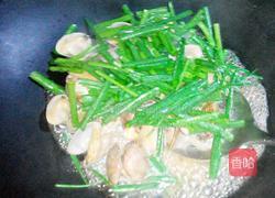 葱爆花蛤的做法图解8