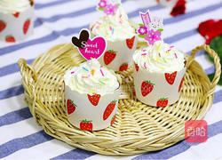 红丝绒戚风杯子蛋糕的做法图解27