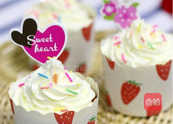 红丝绒戚风杯子蛋糕的做法图解29