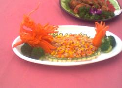 玉米炒肉丁
