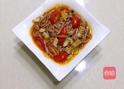 番茄蘑菇笋干面的做法图解9