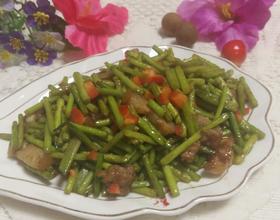 肉炒蒜苔[图]