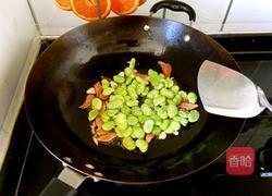 蚕豆炒腊肉的做法图解7