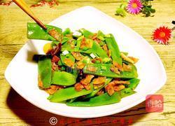腊肠丁炒四季豆的做法图解11