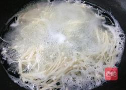 菠菜拌金针菇的做法图解3