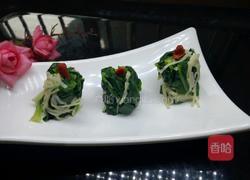 菠菜拌金针菇的做法图解10