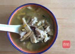 黄花菜香菇肉片汤的做法图解6