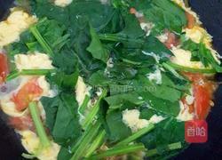 番茄鸡蛋菠菜汤的做法图解6