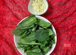 蒜蓉炒菠菜的做法图解3