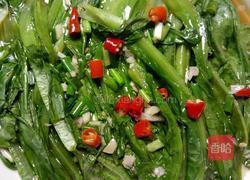 白灼油麦菜的做法图解7