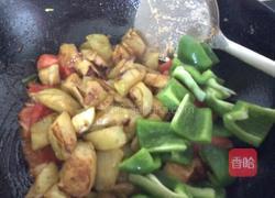 西红柿炒茄子的做法图解8