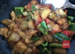 西红柿炒茄子的做法图解9