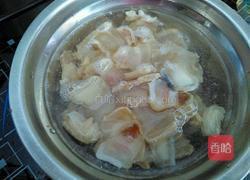 青扁豆炒腊肉的做法图解3