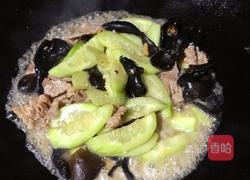 木耳肉片炒青瓜的做法图解11