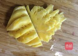 菠萝炒肉的做法图解2