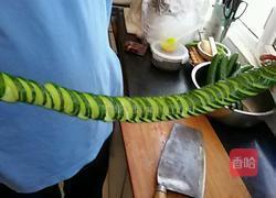 蛇皮黄瓜的做法图解4