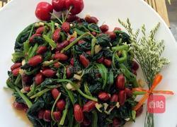 陈醋菠菜花生米的做法图解5