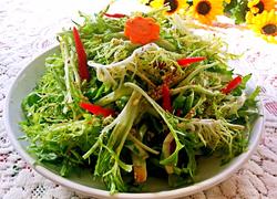 凉拌苦菊菜