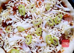 烤肠披萨的做法图解7