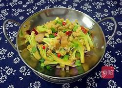 干锅菜花的做法图解20