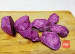 懒人甜品 酸奶紫薯的做法图解2