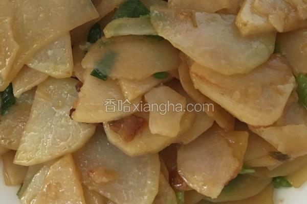 香葱炒土豆片