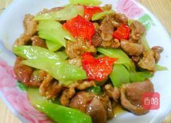 莴笋小炒肉的做法图解7