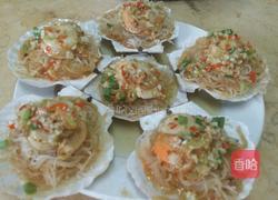 蒜茸粉丝扇贝的做法图解4
