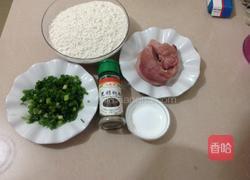 烫面葱香千层肉饼的做法图解1