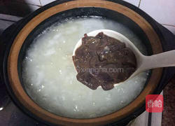 猪肝粥的做法图解8